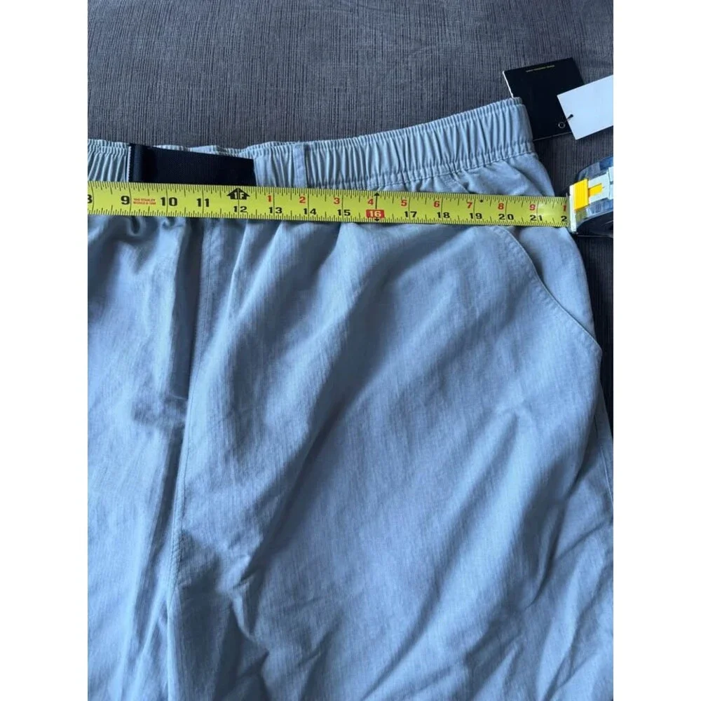 NWT Nautica Competition Men's XXL Gray Nylon Cargo Swim Trunks Shorts